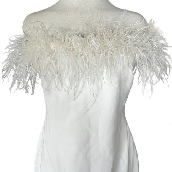 Likely White Off-Shoulder Mini Dress - Picture 4 of 14